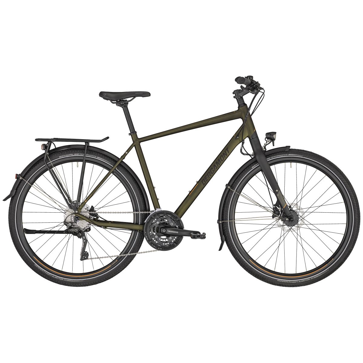 Bergamont Vitess 7 Trekking Fahrrad grün/schwarz 2020