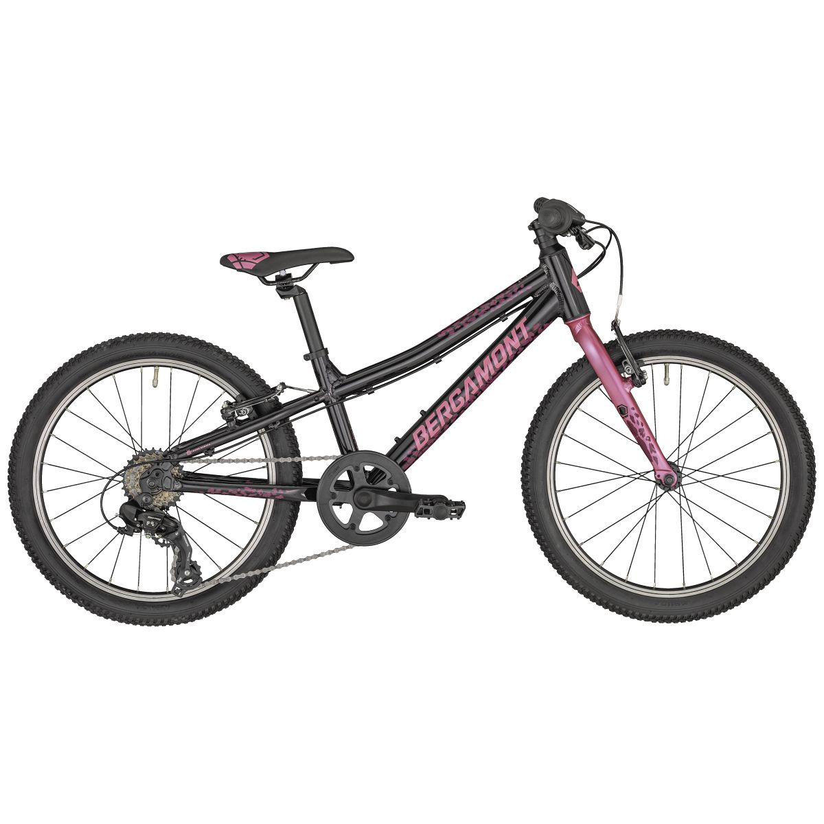 Bergamont Bergamonster 20'' Kinder Fahrrad schwarz/rosa