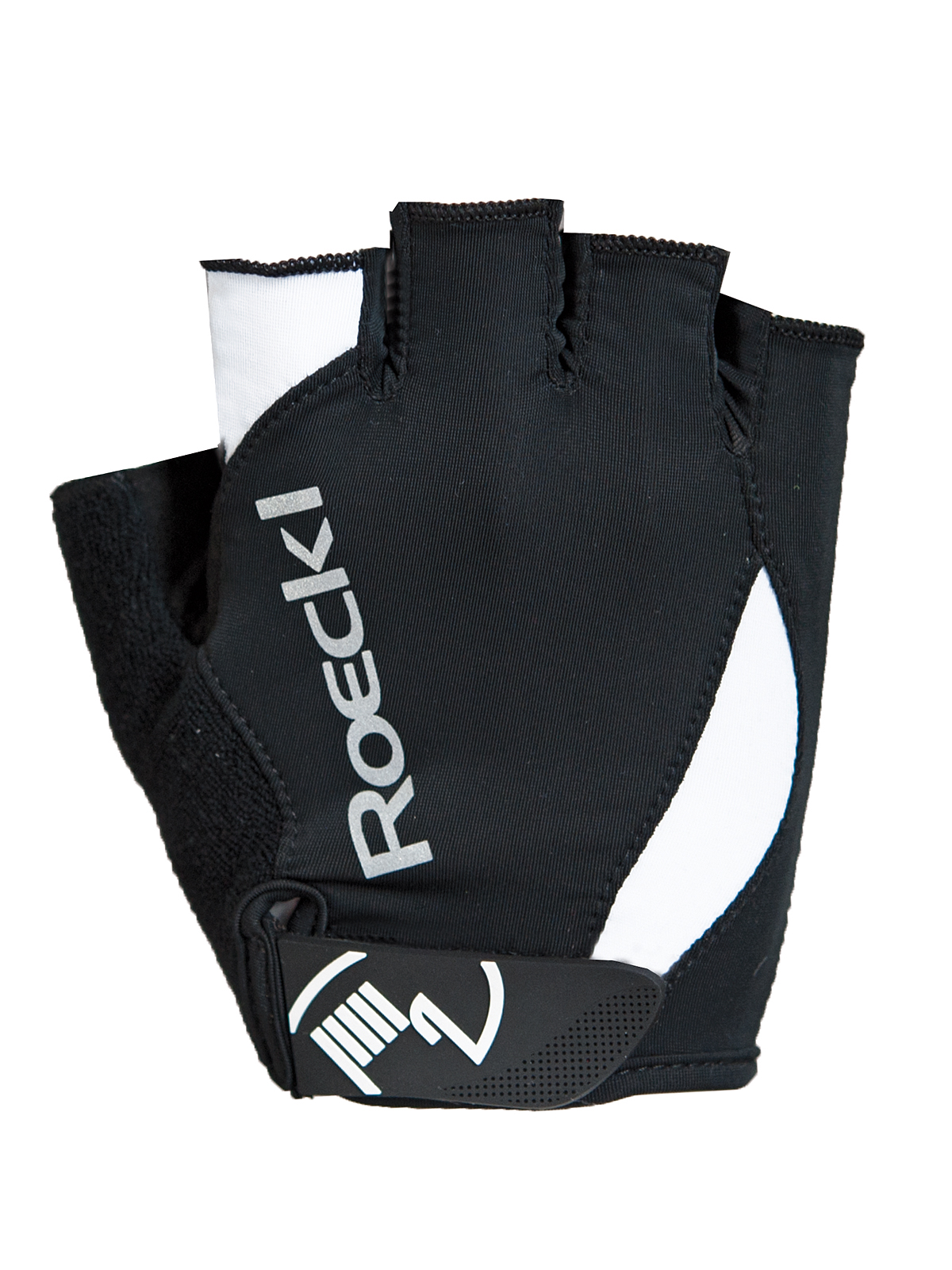Roeckl Baku Fahrrad Handschuhe kurz schwarz/weiß 2019 