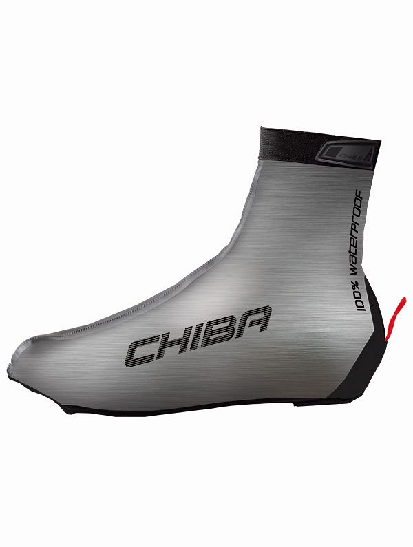 Chiba Reflex Winter Fahrrad Überschuhe grau/schwarz 2020 