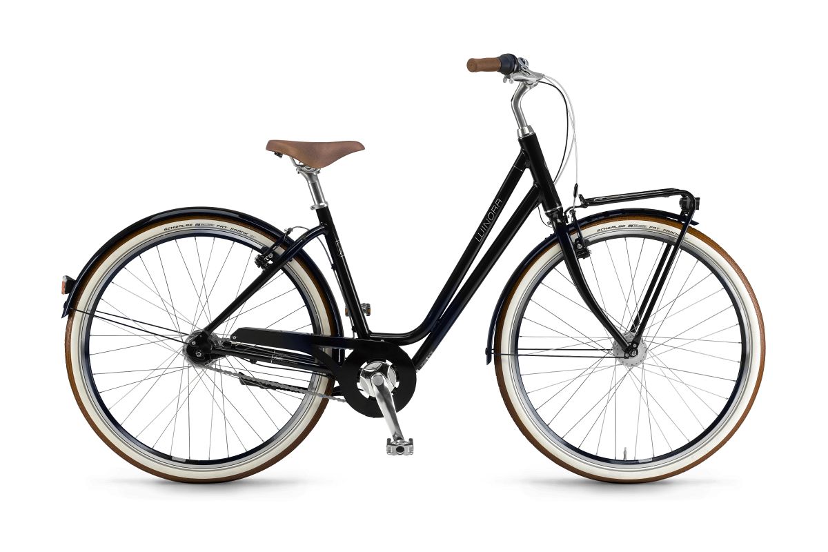 Winora Jade FT 26'' Damen Retro City Fahrrad schwarz 2019