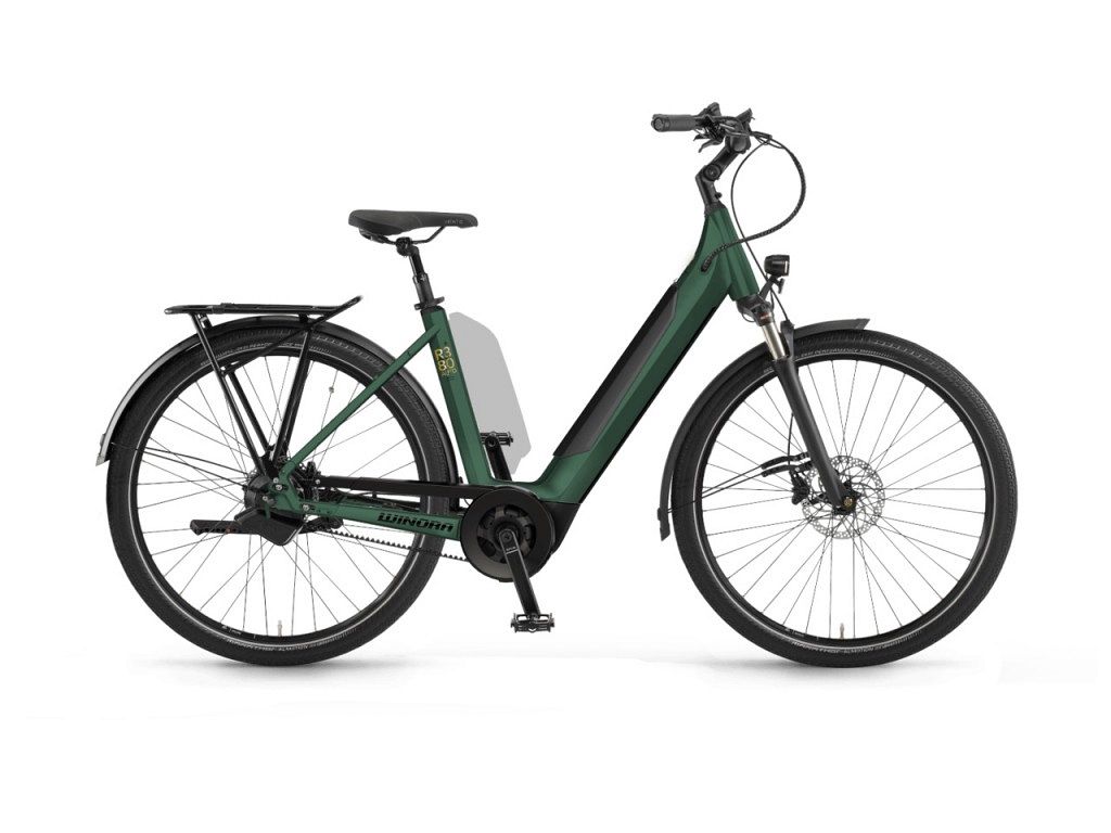Winora Sinus R380 auto 27.5'' Unisex Pedelec E-Bike Trekking Fahrrad grün  2021