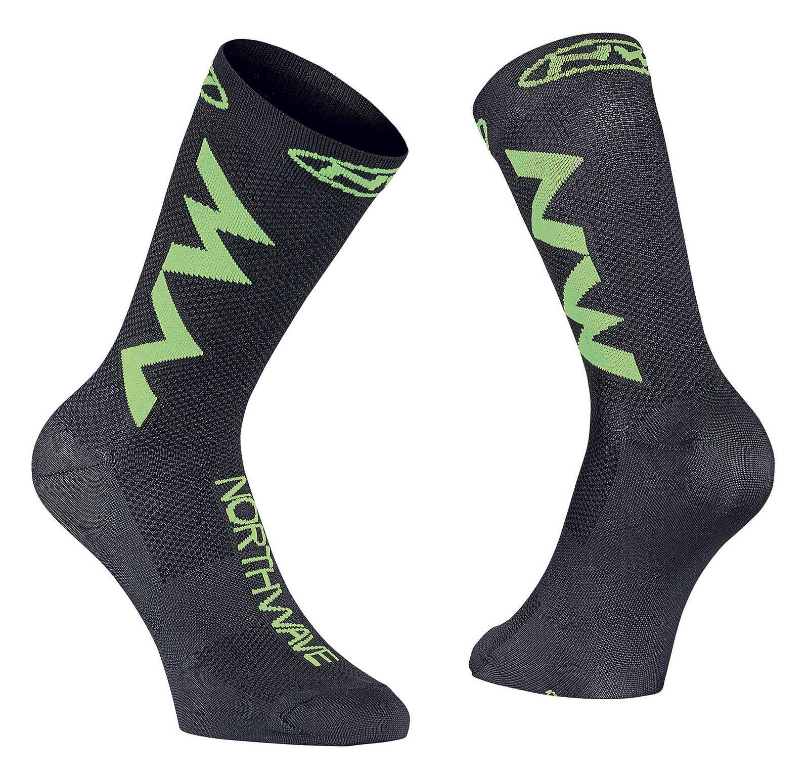 Northwave Extreme Air Fahrrad Socken schwarz/grün 2019 