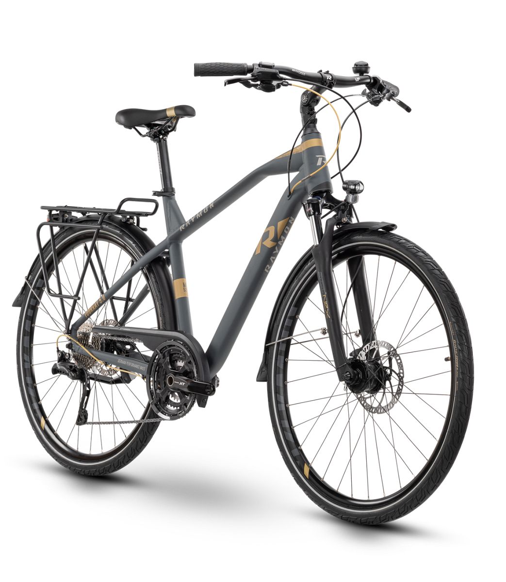 Raymon Tourray 5.0 Trekking Fahrrad grau 2020 von Top