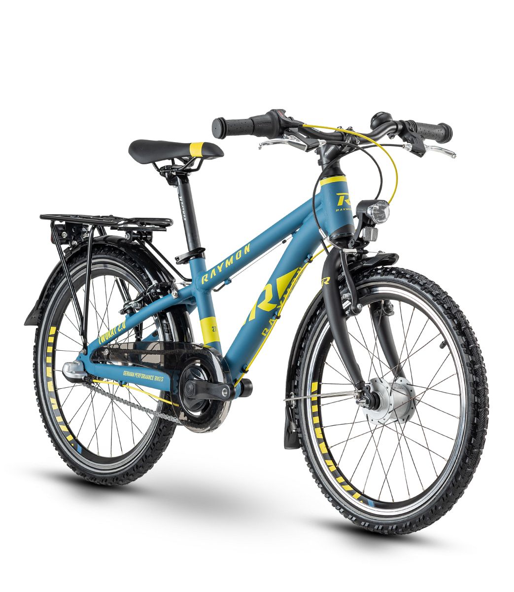 Raymon Tworay 2.0 Street 20'' Kinder Fahrrad blau/gelb