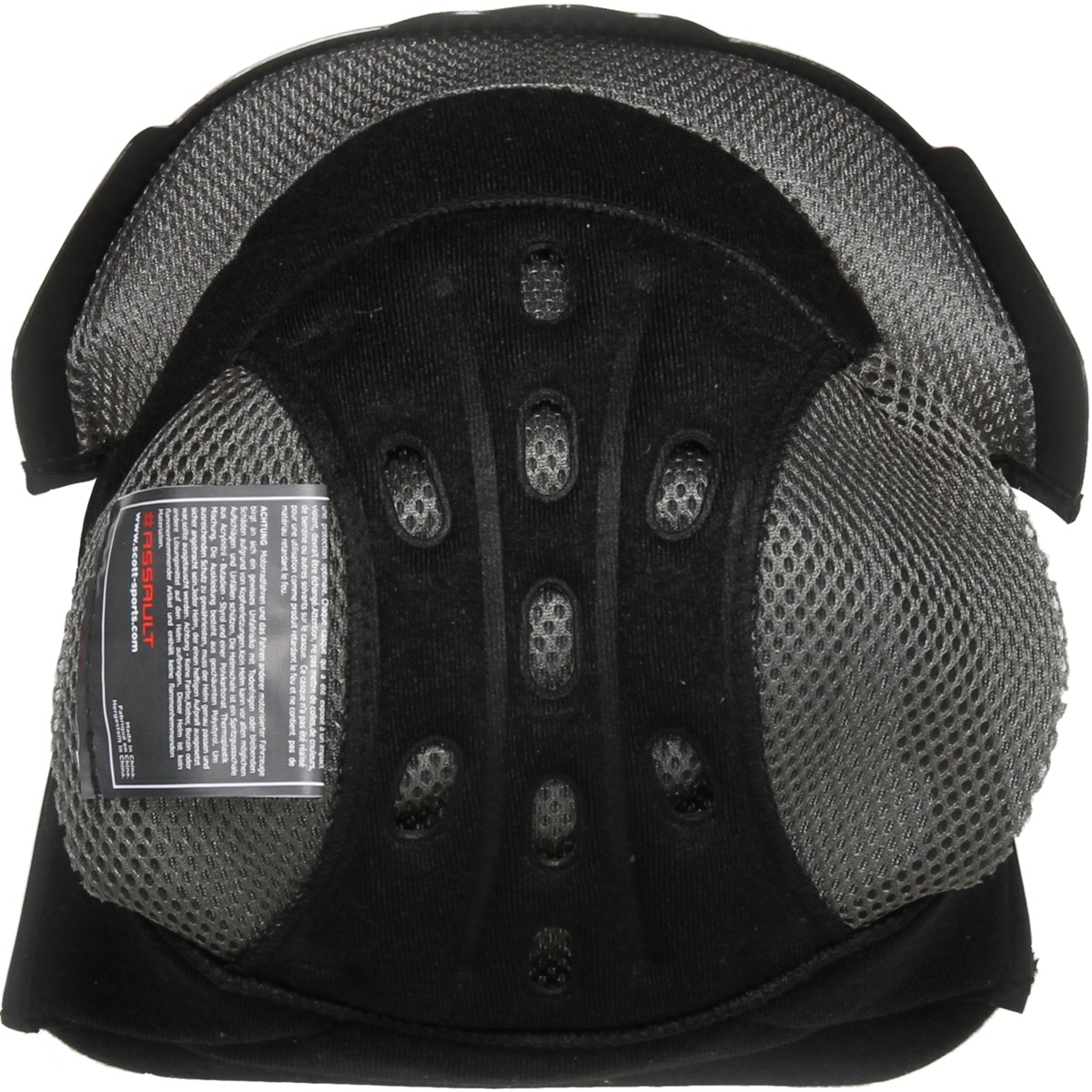 Scott 250 Check Pad Helm Wangenpolster Set schwarz/grau 