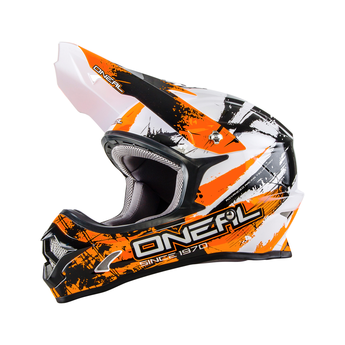 ONEAL 3 Series Youth Motocross Enduro Kinder MTB Helm Fuel schwarz/orange 2018 Oneal