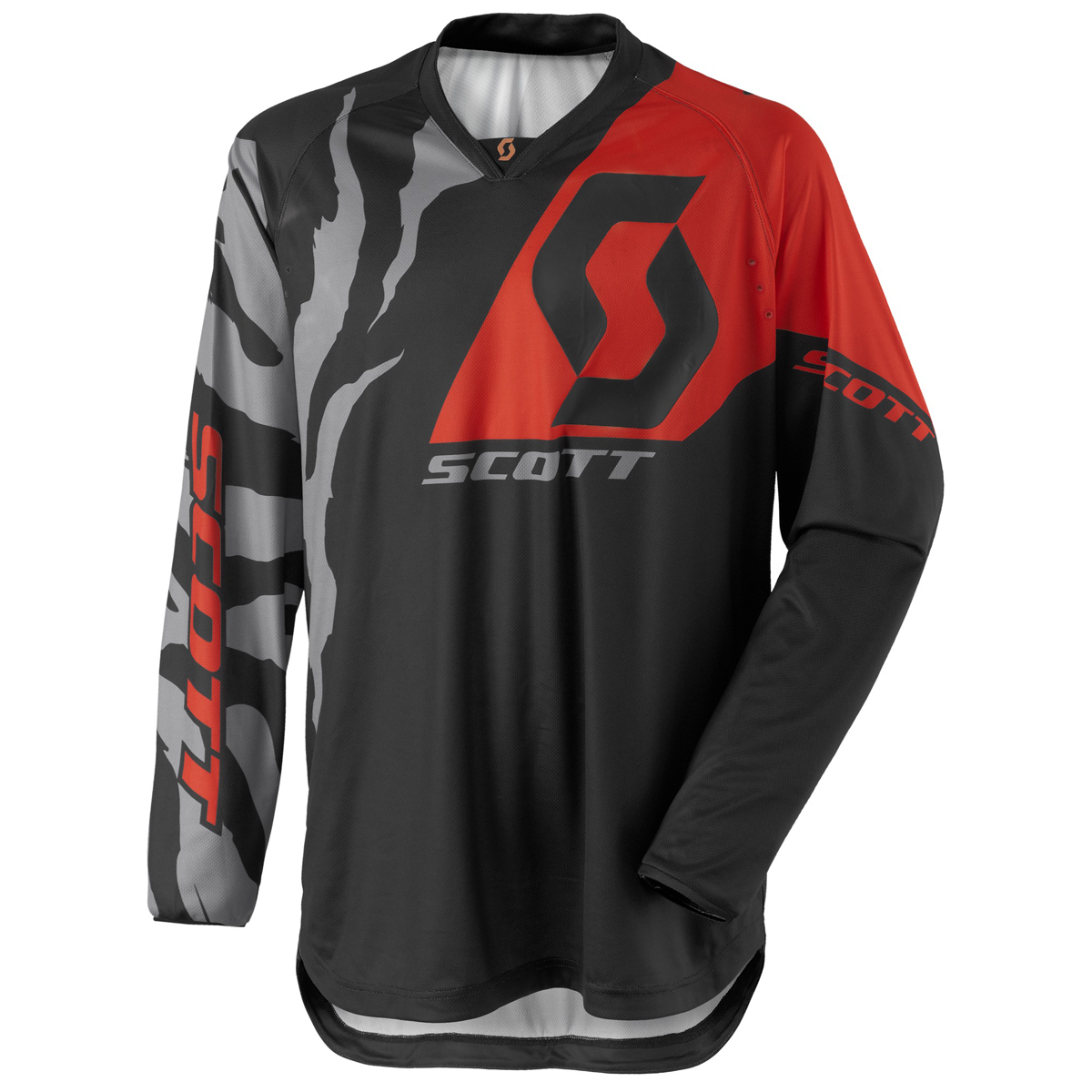 DH Fahrrad Trikot schwarz/rot 2019 SCOTT 350 Dirt MX Motocross Jersey 