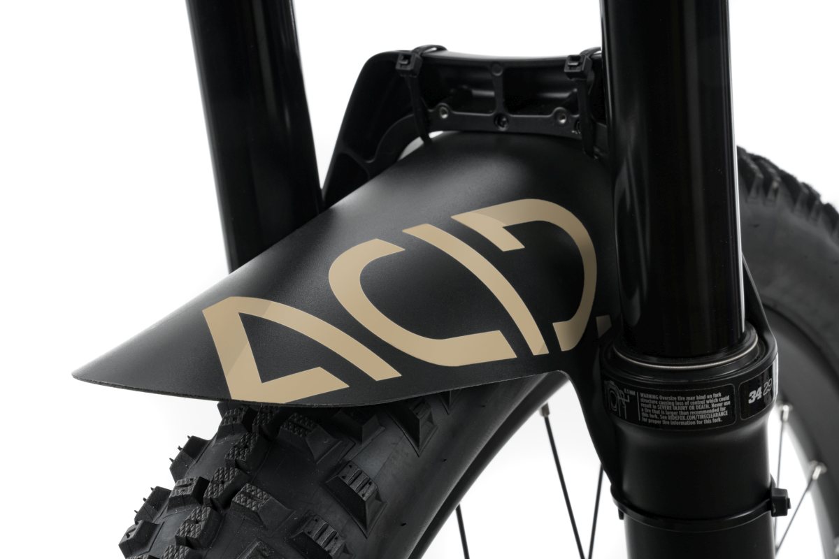 Acid Downhill Mudfender Fahrrad Schutzblech vorne schwarz/beige