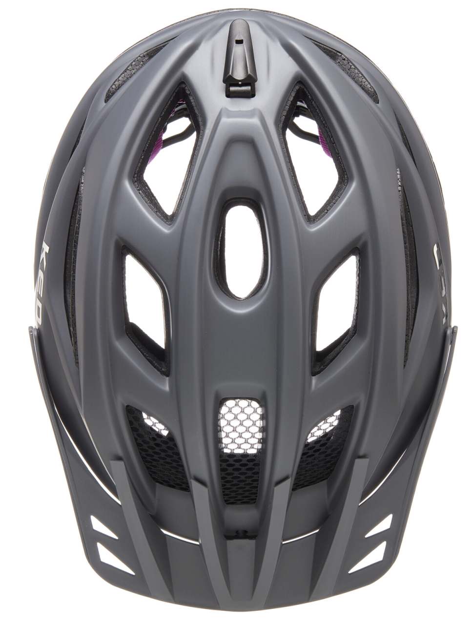 KED Trailon MTB Fahrradhelm – Größe M (52-58 Cm), Grau, Mit BOA-System, Visier Und 24 Belüftungsöffnungen