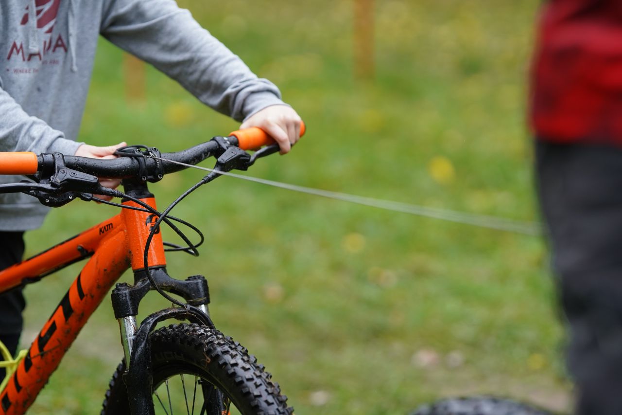 kommit® Zugsystem für Fahrräder und E-Bikes Seilsystem Seilzugsystem für  Kinder